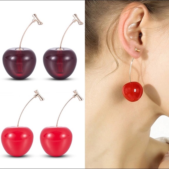🍒 2/$24 Sweet Cherry Earrings 🍒 - Picture 2 of 6
